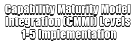 Capability Maturity Model Integration (CMMI) Levels 1-5 Implementation Logo